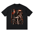 KBMT Skeleton Fighter Streetwear Loose Drop Shoulder T-Shirt