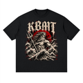 KBMT Warrior Graphic Drop Shoulder T-Shirt – Gothic Streetwear Tee