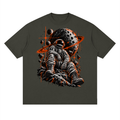Astronaut Drop Shoulder T-Shirt – Cosmic Oversized Streetwear Tee