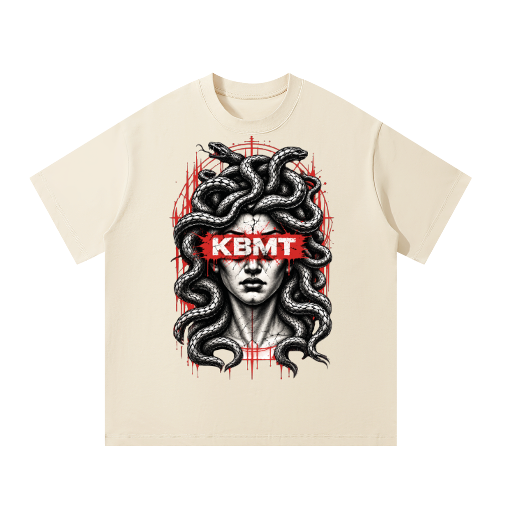 Premium KBMT Medusa Oversized T-Shirt – Mythic Graphic Streetwear Edition