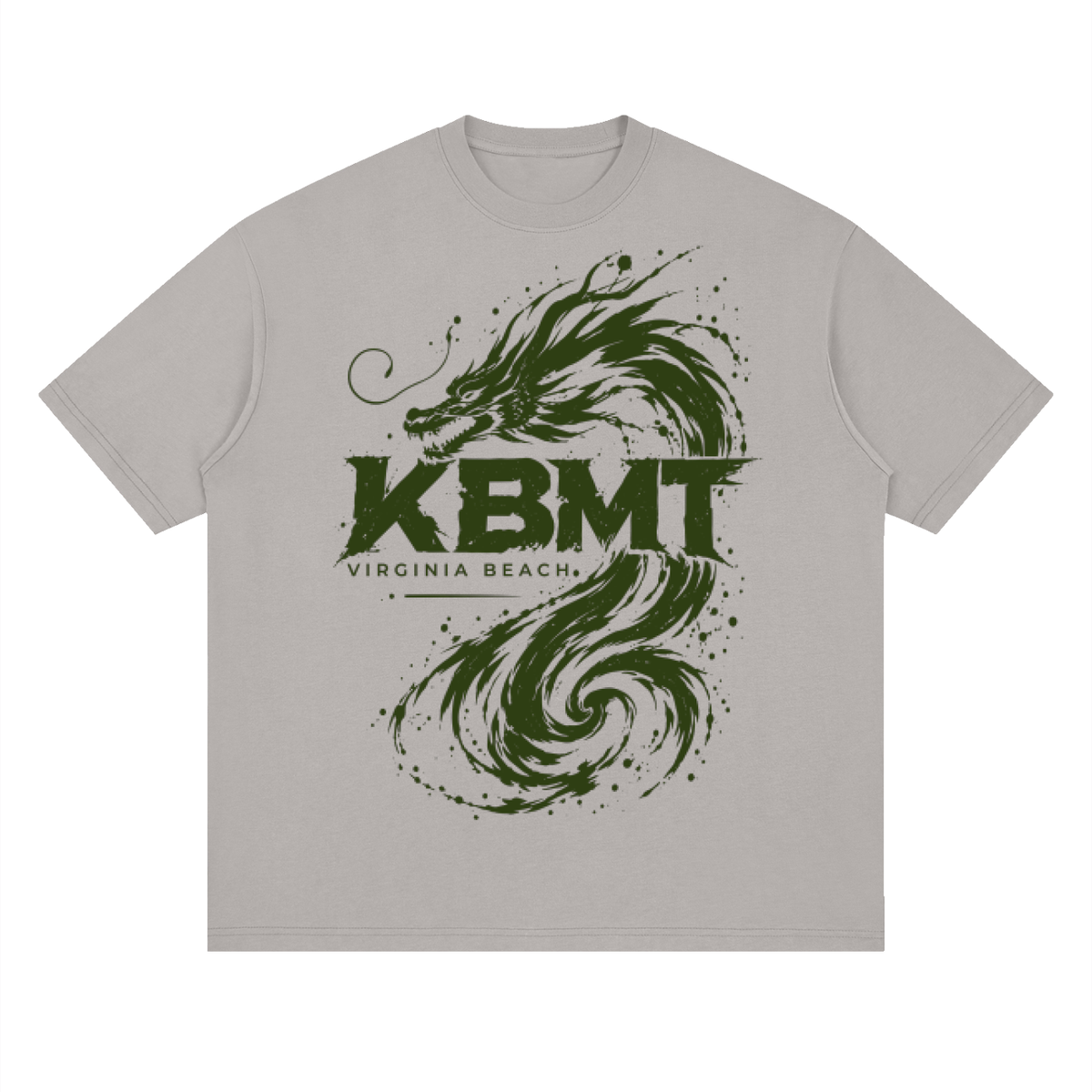 KBMT Dragon Graphic Drop Shoulder T-Shirt – Vintage Streetwear Tee