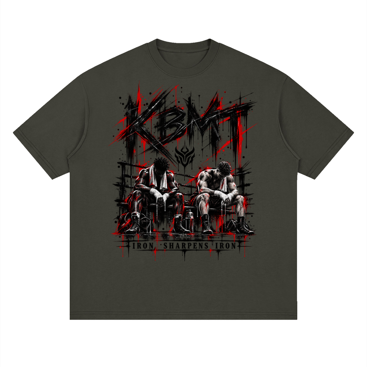 KBMT Graphic Drop Shoulder T-Shirt – Streetwear Oversized Tee