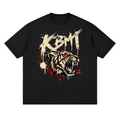 KBMT Tiger Graphic Oversized Drop-Shoulder T-Shirt