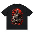 KBMT Skeleton Jiu Jitsu Streetwear Loose Drop Shoulder T-Shirt