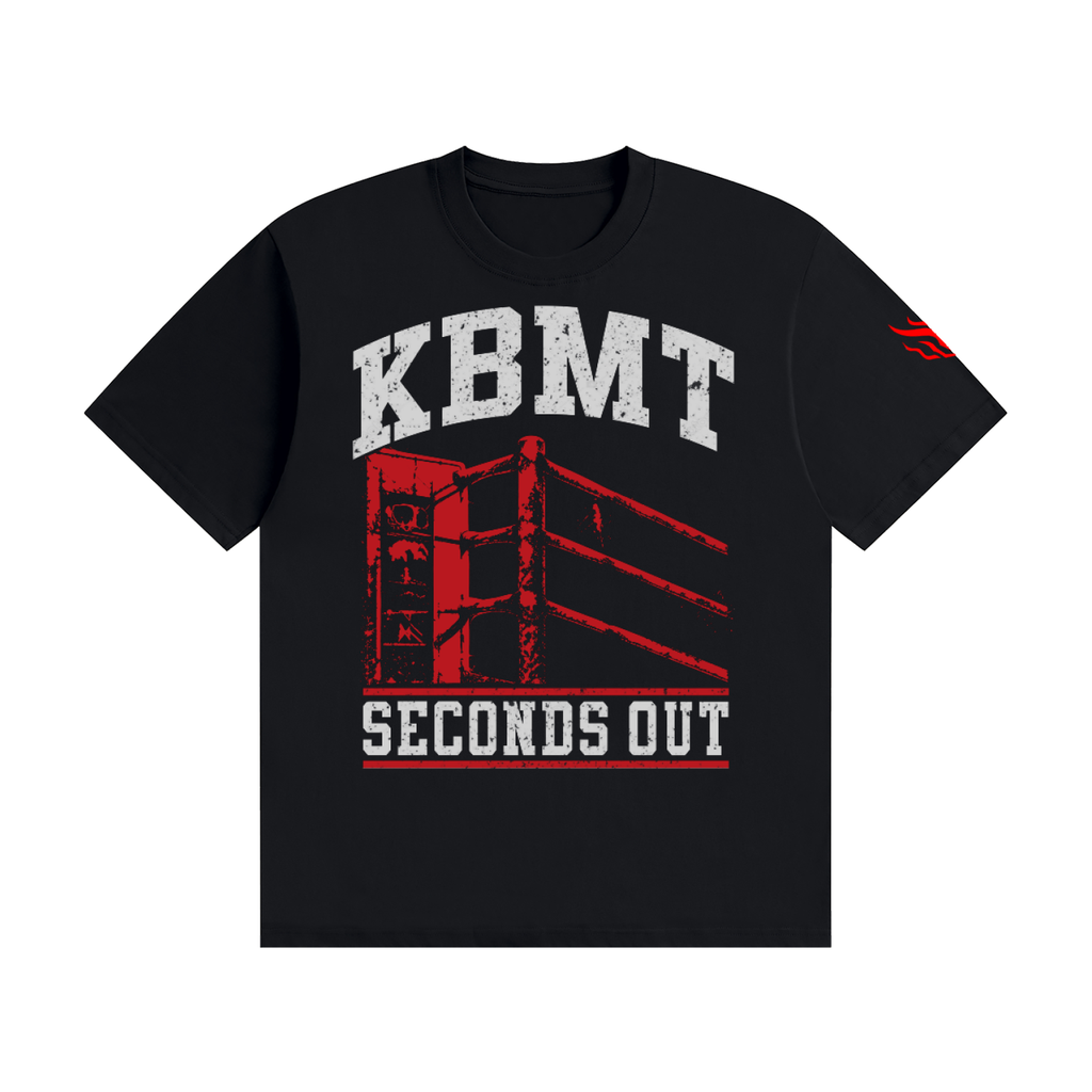 Premium KBMT Seconds Out Graphic T-Shirt – Classic Boxing Streetwear