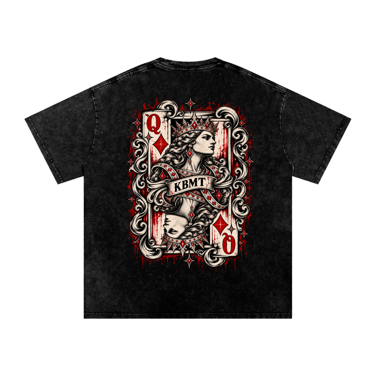 Snow Washed Oversized Graphic T-Shirt – Vintage Streetwear Tee
