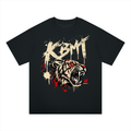 KBMT Tiger Graphic Oversized Drop Shoulder T-Shirt – Unisex Streetwear