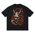 KBMT Devil Streetwear Loose Drop Shoulder T-Shirt
