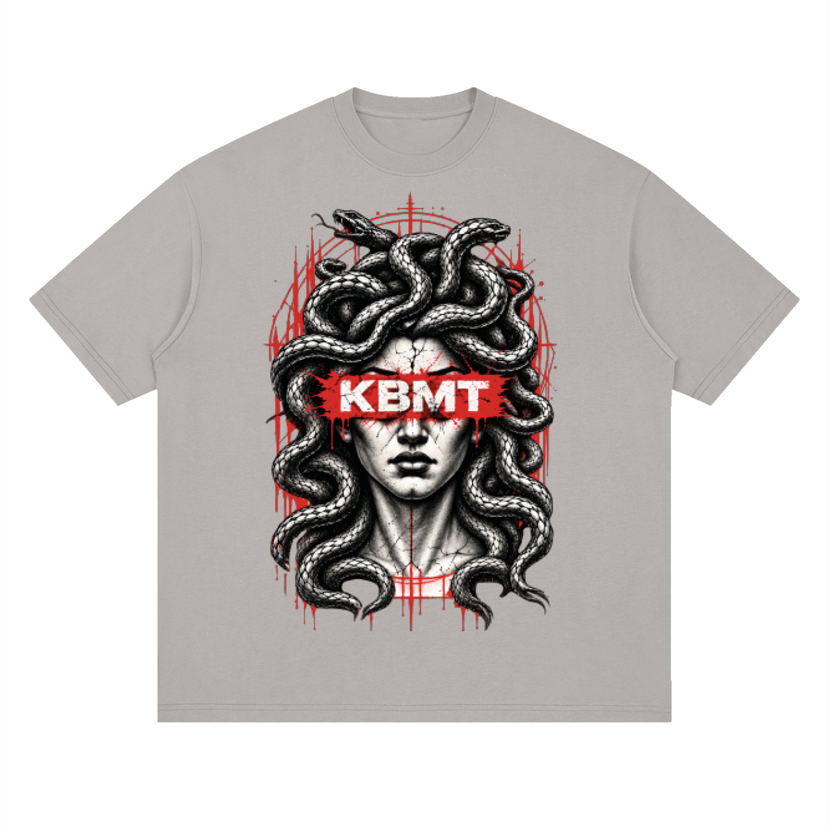 Medusa Graphic Oversized Streetwear T-Shirt