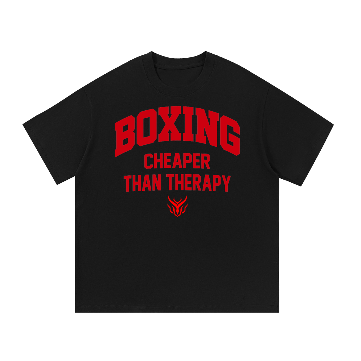 Boxing Cheaper Than Therapy — Premium Essential Cotton T-Shirt