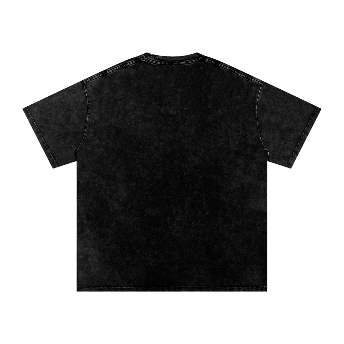 Snow Washed Oversized Graphic Cotton T-Shirt