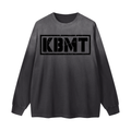 KBMT Gradient Washed Long Sleeve T-Shirt – Premium Cotton Training & Streetwear Tee