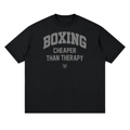 Boxing Therapy Graphic Oversized T-Shirt