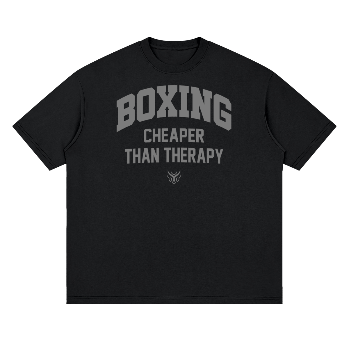 Boxing Therapy Graphic Oversized T-Shirt