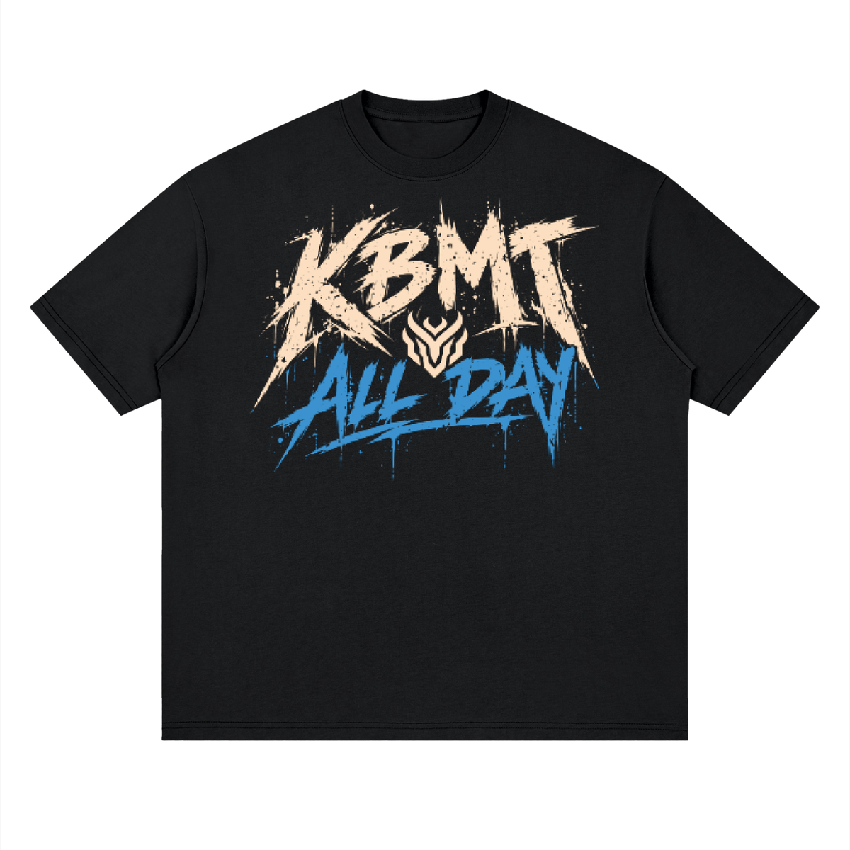 KBMT All Day Graphic Drop Shoulder T-Shirt – Streetwear Tee