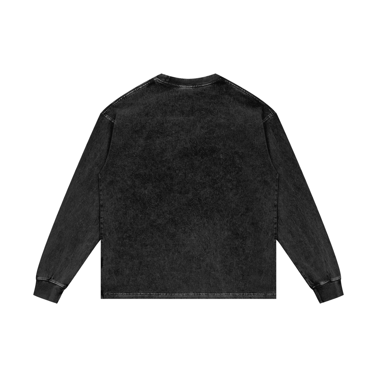 Jiu Jitsu Acid Wash Oversized Long Sleeve T-Shirt