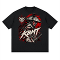 KBMT Samurai Graphic Drop Shoulder T-Shirt – Japanese Streetwear Tee