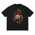 KBMT Pumpkin Fighter Streetwear Loose Drop Shoulder T-Shirt