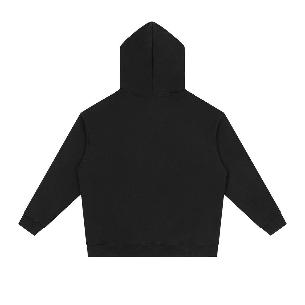 KBMT Heavyweight Drop Shoulder Hoodie – Black Streetwear Hoodie